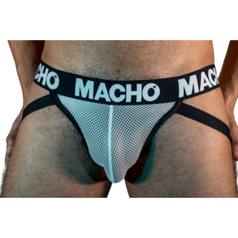 MACHO - MX26X1 JOCK GRID BLANCO S