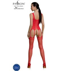 PASSION - BODYSTOCKING ECO COLECCIÓN ECO BS007 ROJO