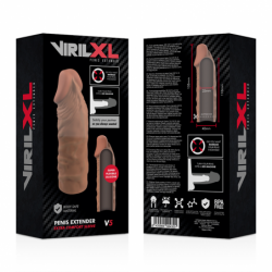 VIRILXL - SILICONA LÍQUIDA V5 MARRÓN PARA EXTENSIÓN DE PENE