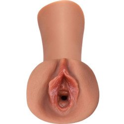 FANTASÍA FETICHE EXTREMA - JUICY SNATCH STROKER DE SILICONA CARAMELO