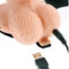 SERIE FETISH FANTASY - ARNÉS AJUSTABLE, CONTROL REMOTO, PENE REALISTA CON TESTÍCULOS RECARGABLES Y VIBRADOR DE 15 CM