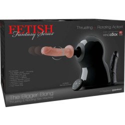 SERIE DE FANTASÍAS FETICHE - MÁQUINA SEXUAL CON ROTACIÓN Y EMPUJE PARA MAYORES EXPLOSIONES