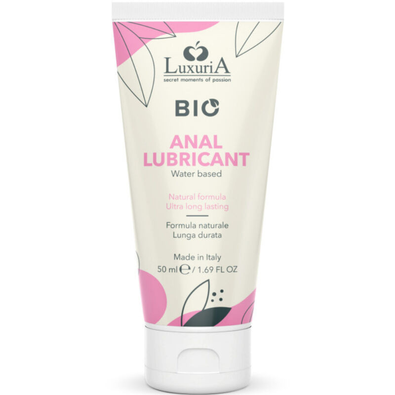 INTIMATELINE - LUBRICANTE ANAL BIO DE BASE AGUA LUXURIA 50 ML