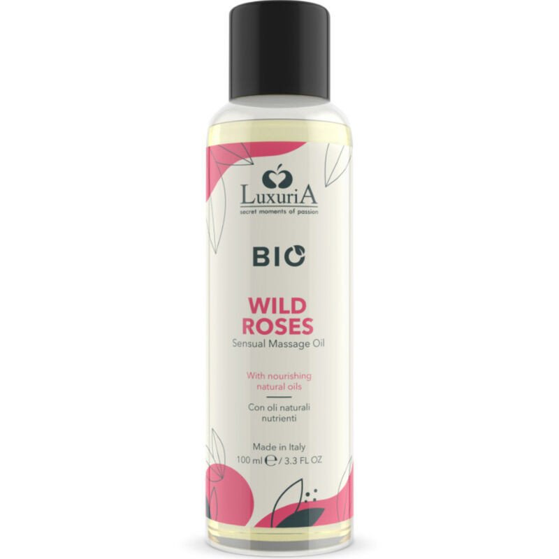 ÍNTIMA LUXURIA - ACEITE DE MASAJE DE ROSAS SILVESTRES BIOLÓGICAS 100 ML