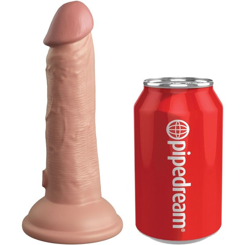 KING COCK - DILDO DE SILICONA REALISTA DE ÉLITE DE 15,2 CM