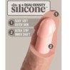KING COCK - DILDO DE SILICONA REALISTA DE ÉLITE DE 15,2 CM