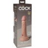 KING COCK - DILDO DE SILICONA REALISTA DE ÉLITE DE 15,2 CM