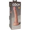 KING COCK - DILDO DE SILICONA REALISTA DE ÉLITE DE 17,8 CM