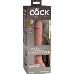 KING COCK - DILDO DE SILICONA REALISTA DE ÉLITE DE 17,8 CM