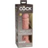 KING COCK - DILDO DE SILICONA REALISTA DE ÉLITE DE 20,3 CM