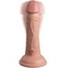 KING COCK - DILDO REALISTA DE ÉLITE VIBRANTE DE SILICONA DE 15,2 CM