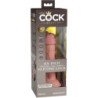 KING COCK - DILDO REALISTA DE ÉLITE VIBRANTE DE SILICONA DE 15,2 CM