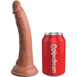 KING COCK - ARNÉS AJUSTABLE ELITE CÓMODO CON DILDO DE 17,8 CM