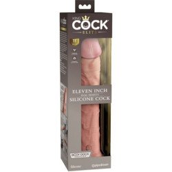 KING COCK - DILDO DE SILICONA REALISTA DE ÉLITE DE 28 CM