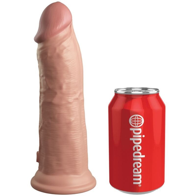 KING COCK - DILDO REALISTA DE ÉLITE VIBRANTE DE SILICONA DE 20,3 CM