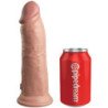 KING COCK - DILDO REALISTA DE ÉLITE VIBRANTE DE SILICONA DE 20,3 CM