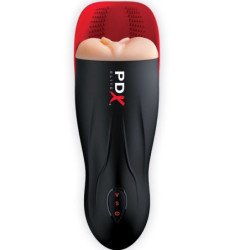 PDX ELITE - STROKER FUCK-O-MATIC VAGINA DOBLE VIBRACIÓN PENE Y TESTÍCULOS