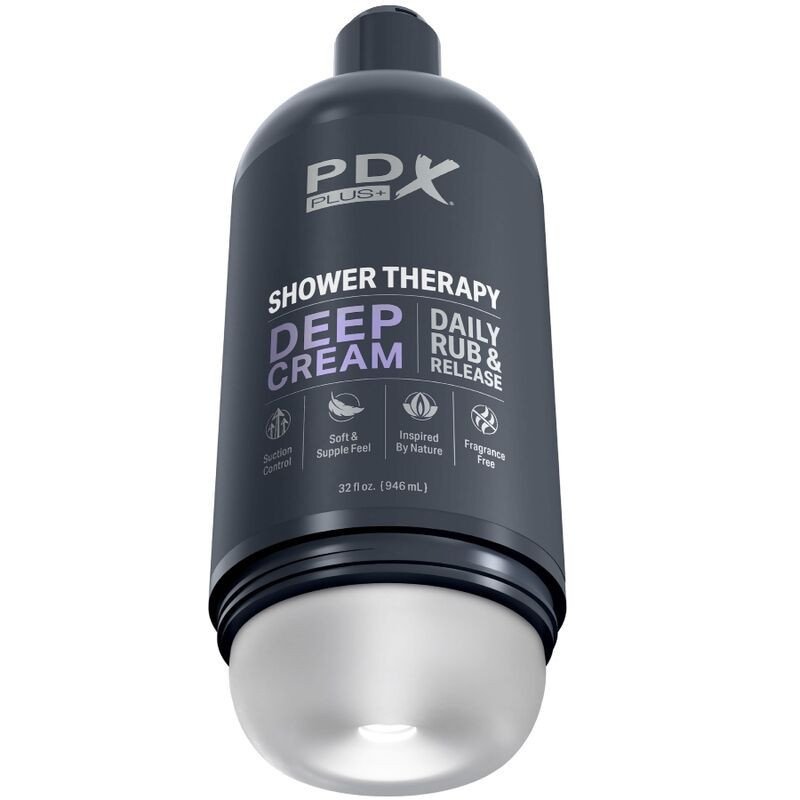 PDX PLUS - DISEÑO DE BOTELLA DE CHAMPÚ EN CREMA PROFUNDA DISCRETO PARA MASTURBADOR STROKER
