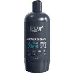 PDX PLUS - MASTURBADOR STROKER, DISEÑO DE BOTELLA DISCRETO, CHAMPÚ EXFOLIANTE SUAVE