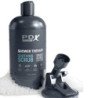 PDX PLUS - MASTURBADOR STROKER, DISEÑO DE BOTELLA DISCRETO, CHAMPÚ EXFOLIANTE SUAVE