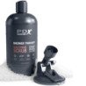 PDX PLUS - MASTURBADOR STROKER DISEÑO DE BOTELLA DISCRETO EXFOLIANTE SUAVE CHAMPÚ DE CARAMELO