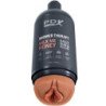 PDX PLUS - MASTURBADOR STROKER DISEÑO DE BOTELLA DISCRETO MILK ME CHAMPÚ DE CARAMELO Y MIEL