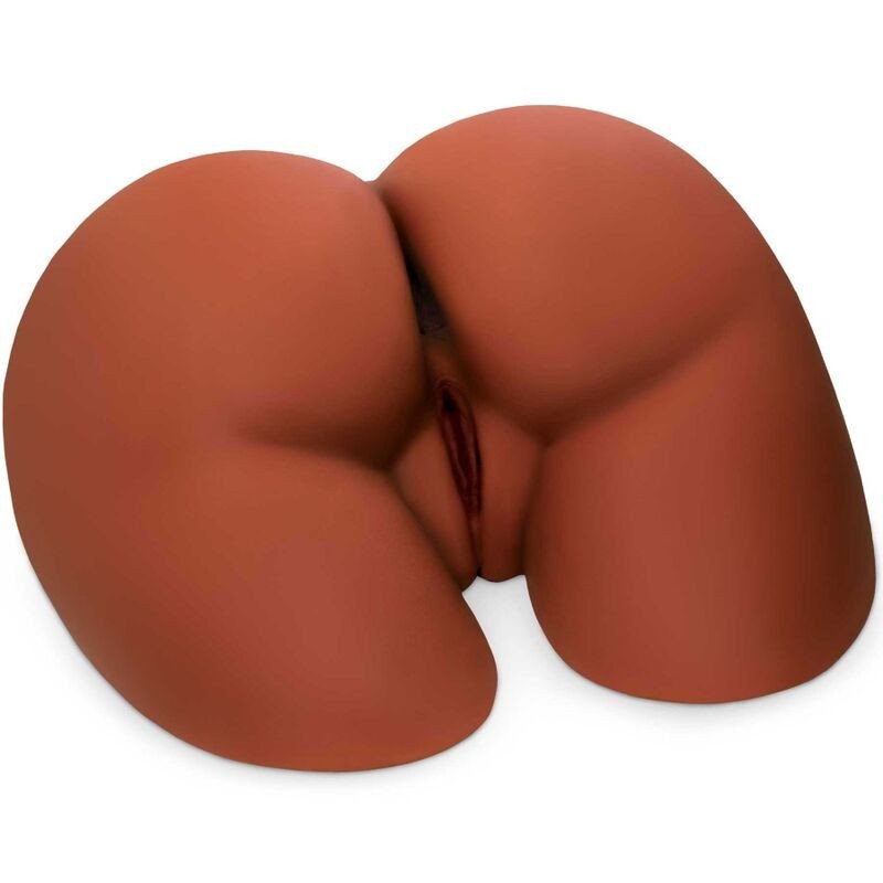 PDX PLUS - MASTURBADOR MARRÓN DE DOBLE ENTRADA XL PERFECT ASS