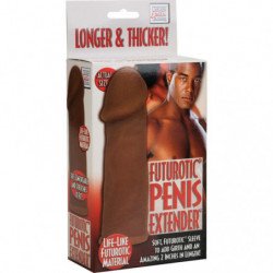 CALEXOTICS - EXTENSOR DE PENE FUTUROTIC MARRÓN