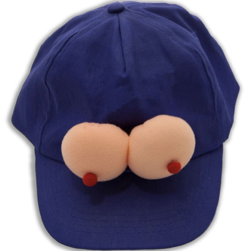 DIABLO PICANTE - GORRO AZUL CON TETAS