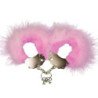 ADRIEN LASTIC - ESPOSAS METAL CON PLUMAS ROSA