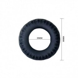 BAILE - ANILLO PARA EL CUELLO TITAN NEGRO VERDE 2 CM
