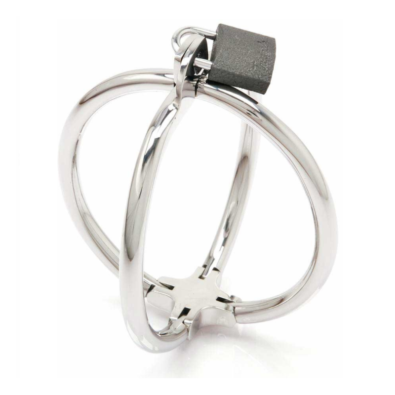 ESPOSAS DE ACERO INOXIDABLE CON SUJECIÓN CRUZADA DE METAL