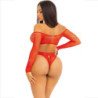 LEG AVENUE - BODY SIN ENTREPIERNA CON ROJO BRILLANTE