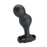 MR PLAY - PLUG ANAL VIBRADOR DE SILICONA NEGRO