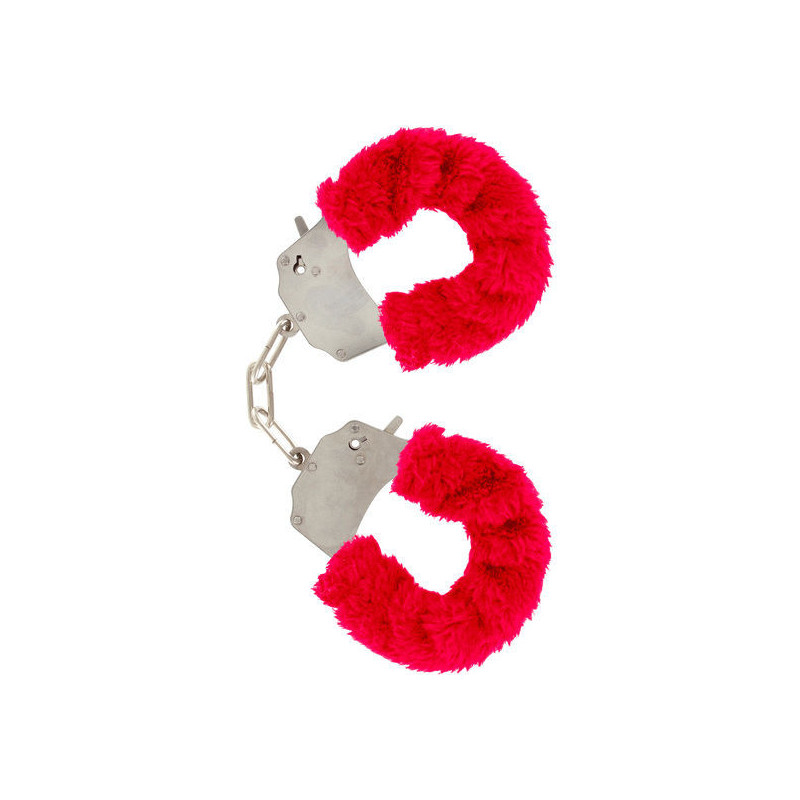 TOYJOY - ESPOSAS DE BONDAGE ROJAS DIVERTIDAS CON PELUCHE