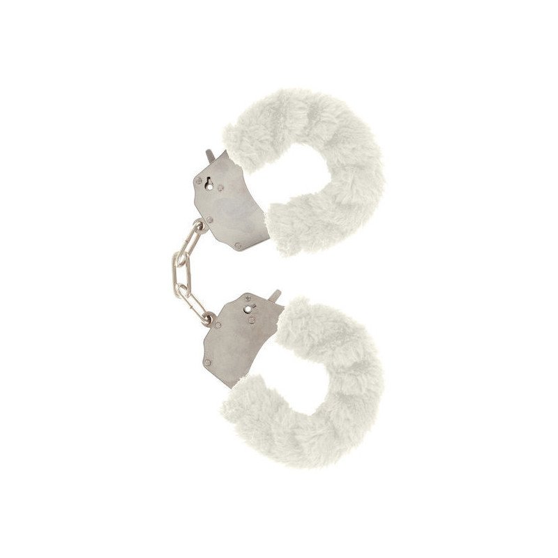 TOYJOY - ESPOSAS DE BONDAGE DE PELUCHE DIVERTIDAS BLANCAS
