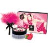 SHUNGA - KIT DE POLVO COMESTIBLE PARA MASAJE CON SABOR A FRAMBUESA
