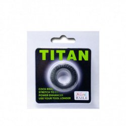 BAILE - ANILLO PARA EL CUELLO TITAN NEGRO VERDE 2 CM