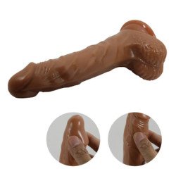 BAILE - VIBRADOR REALISTA BODACH CON CONTROL REMOTO Y VENTOSA