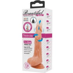 BAILE - VIBRADOR REALISTA BODACH CON CONTROL REMOTO Y VENTOSA