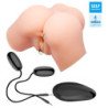 CRAZY BULL - VIBRADOR REALISTA DE VAGINA Y ANO SAMANTHA