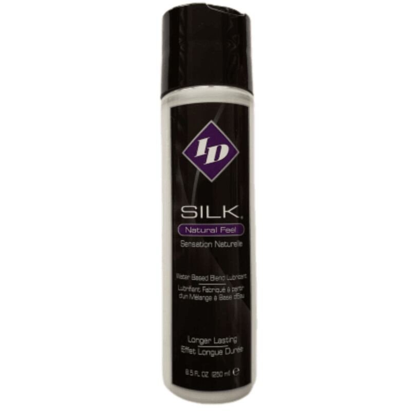 ID SILK - LUBRICANTE A BASE DE AGUA Y SILICONA, SENSACIÓN NATURAL, 250 ML