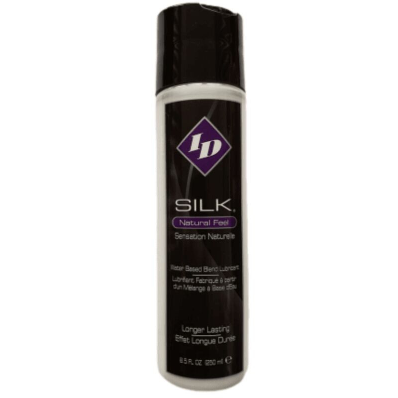 ID SILK - LUBRICANTE A BASE DE AGUA Y SILICONA, SENSACIÓN NATURAL, 250 ML