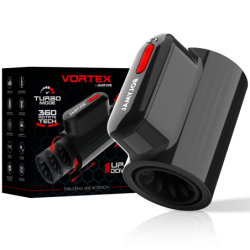 JAMYJOB - MASTURBADOR CON TECNOLOGÍA DE EMPUJE VORTEX Y ROTACIÓN DE 360 GRADOS, MODO TURBO