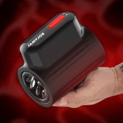 JAMYJOB - MASTURBADOR CON TECNOLOGÍA DE EMPUJE VORTEX Y ROTACIÓN DE 360 GRADOS, MODO TURBO