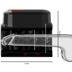 JAMYJOB - MASTURBADOR CON TECNOLOGÍA DE EMPUJE VORTEX Y ROTACIÓN DE 360 GRADOS, MODO TURBO