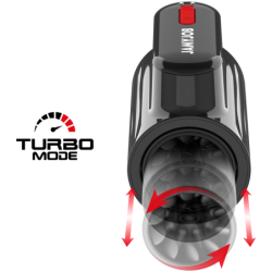JAMYJOB - MASTURBADOR CON TECNOLOGÍA DE EMPUJE VORTEX Y ROTACIÓN DE 360 GRADOS, MODO TURBO