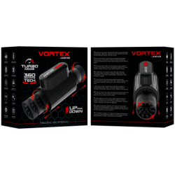 JAMYJOB - MASTURBADOR CON TECNOLOGÍA DE EMPUJE VORTEX Y ROTACIÓN DE 360 GRADOS, MODO TURBO