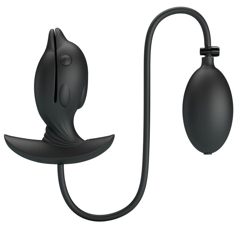PRETTY LOVE - TAPÓN ANAL DELFIN INFLABLE Y RECARGABLE