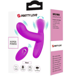 PRETTY LOVE - MASAJEADOR DE CLÍTORIS GERI ROSA CON CONTROL REMOTO